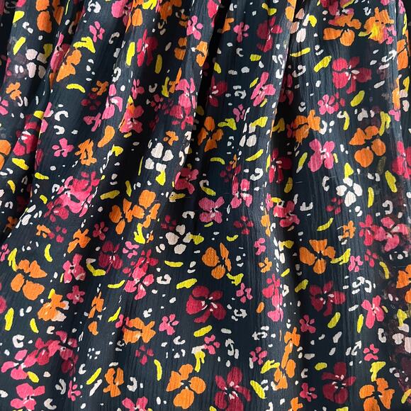 Patrons of Peace, womens Dresses, Size M, Floral Black Maxi Dress - Picture 5 of 11